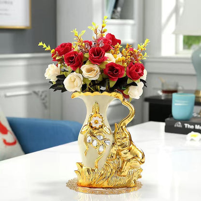 Керамична декоративна ваза за цветя