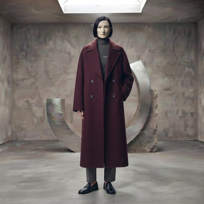 Дамско oversize дълго палто