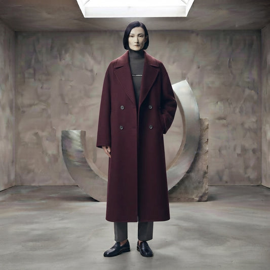 Дамско oversize дълго палто